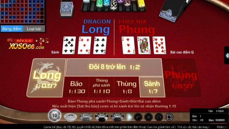 Cách chơi game bài Trác Kim Hoa trực tuyến chi tiết